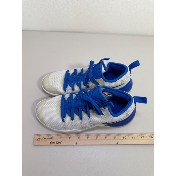 Nike Hypershift Basketball Shoes Mens 8.5 White Blue Zoom Air 844369-104 main image 10